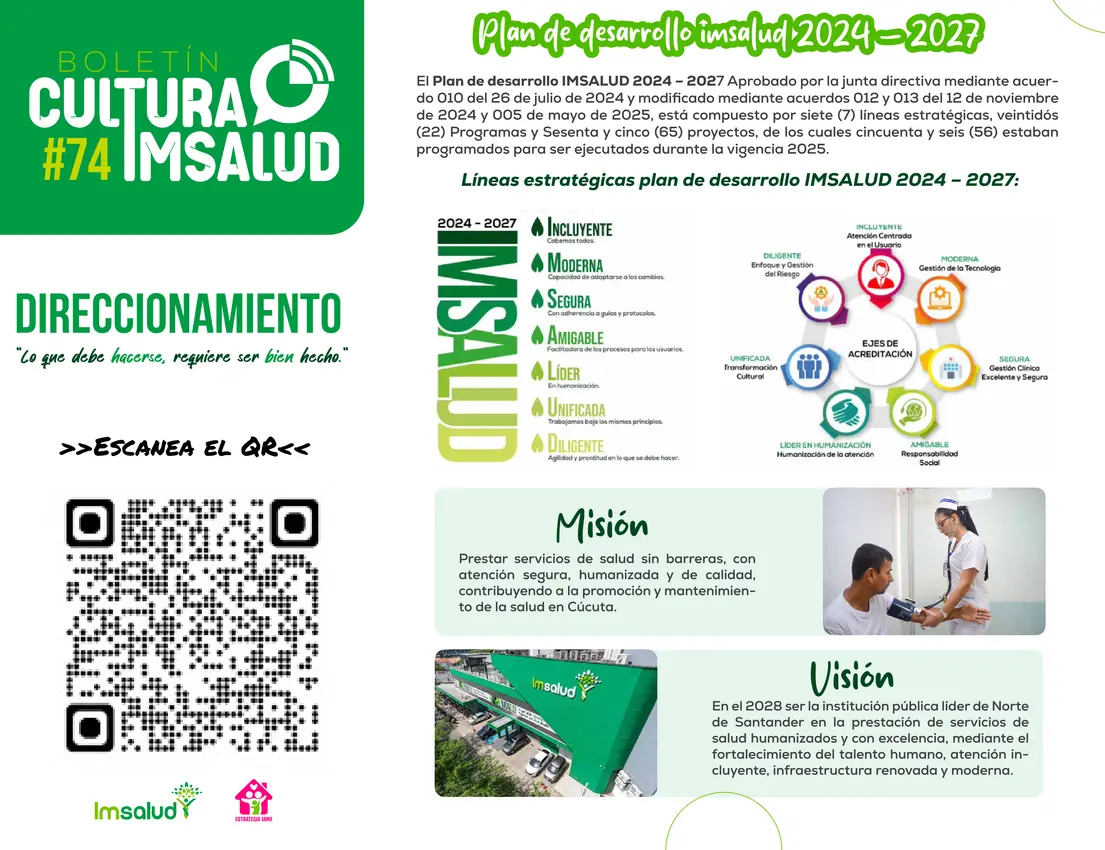 Boletín 74 - Direccionamiento estratégico