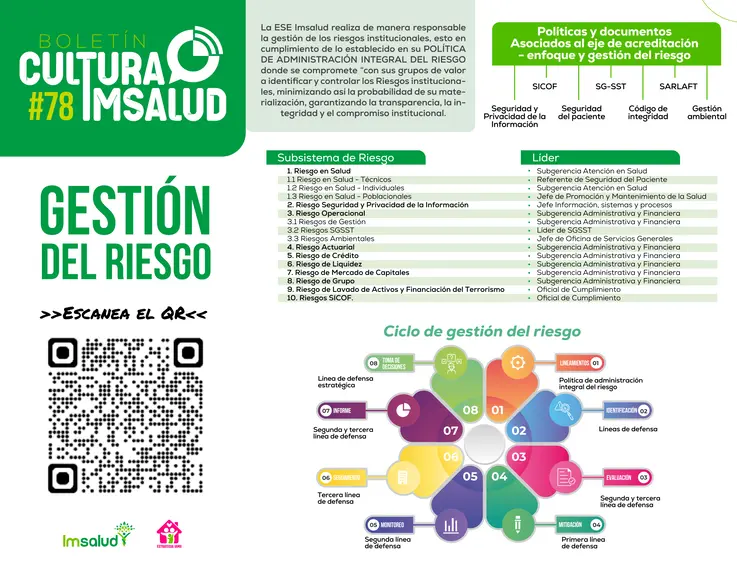 Boletín 78 - Gestión del riesgo